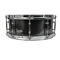 BONE Drums TRUE Carbon Fiber Wide Plain Snare Drum with Chrome Hardware