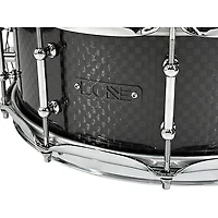 BONE Drums TRUE Carbon Fiber Wide Plain Snare Drum with Chrome Hardware