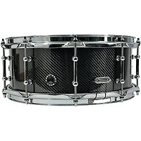 BONE Drums TRUE Carbon Fiber Twill Snare Drum With Chrome Hardware
