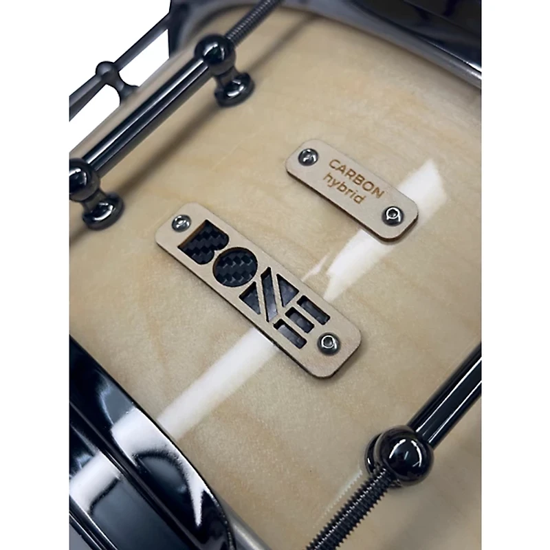 BONE Drums TRUE Carbon Fiber Hybrid Snare Drum with Black Nickel Hardware
