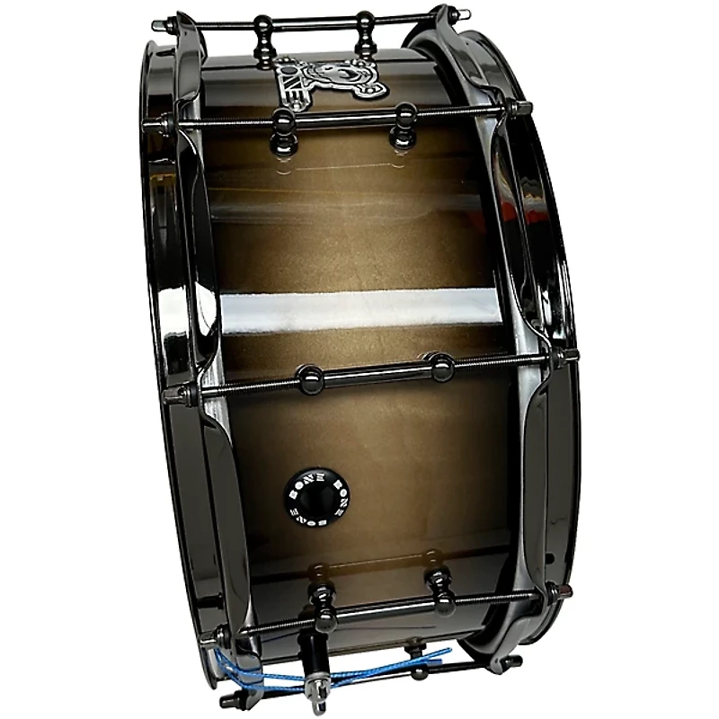 BONE Drums TRUE Carbon Fiber Hybrid Snare Drum with Black Nickel Hardware