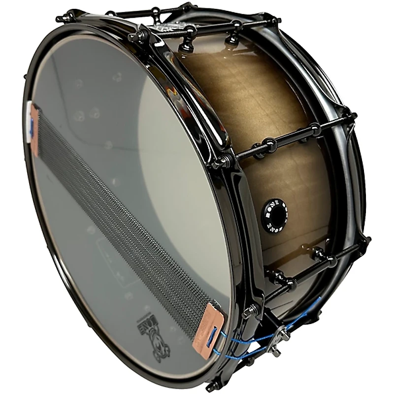 BONE Drums TRUE Carbon Fiber Hybrid Snare Drum with Black Nickel Hardware