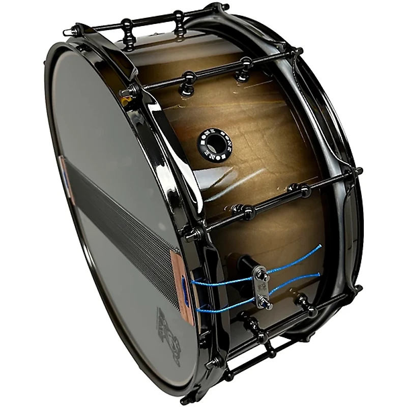 BONE Drums TRUE Carbon Fiber Hybrid Snare Drum with Black Nickel Hardware