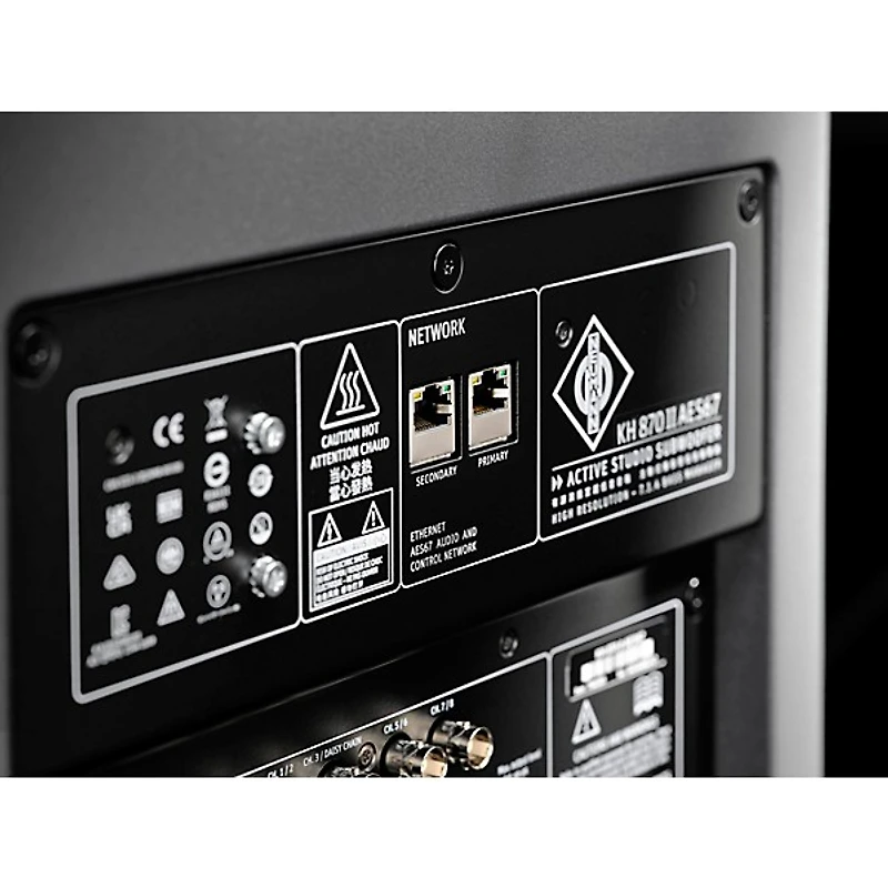 Neumann KH 870 II AES67 Dual 10" Powered Subwoofer With DSP & AoIP Interface