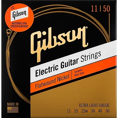 Gibson Flatwound Electric Guitar Strings