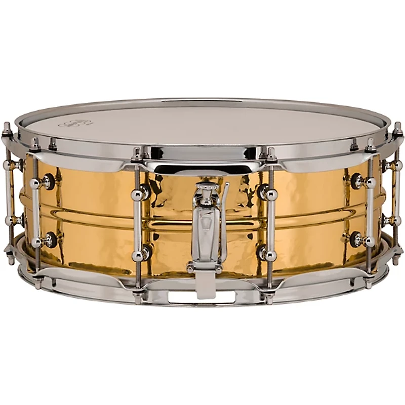 Ludwig Hammered Snare Drum with Tube Lugs 14 x 5 in. Brass