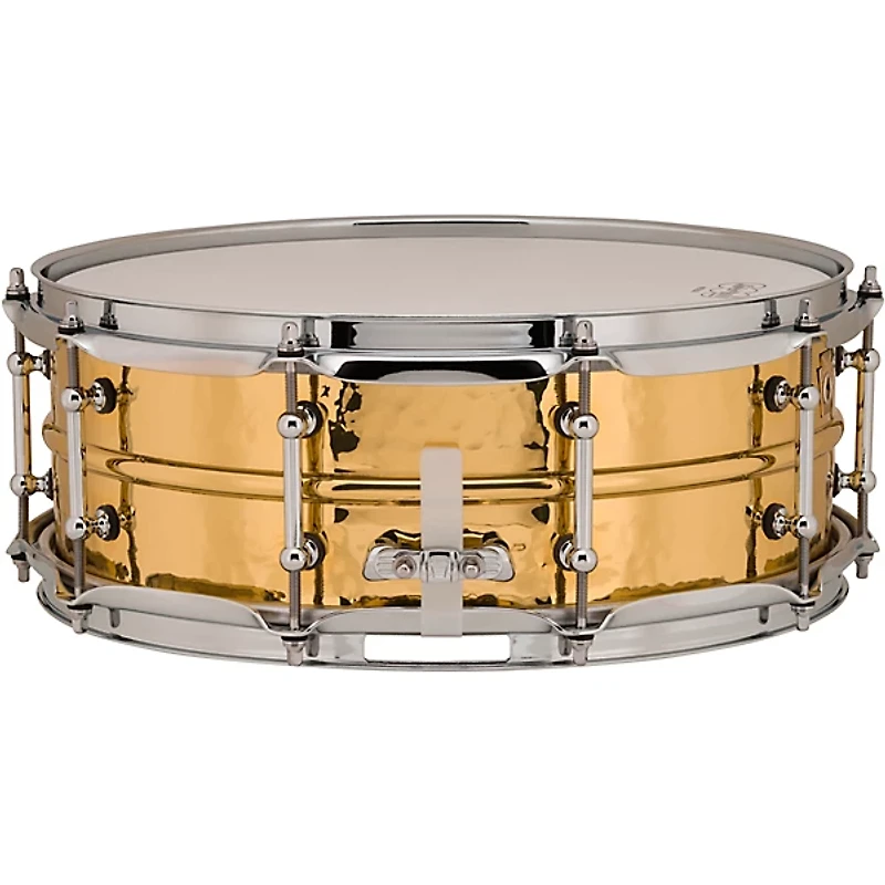 Ludwig Hammered Snare Drum with Tube Lugs 14 x 5 in. Brass