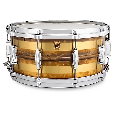 Ludwig Raw Striped Bronze Phonic Snare Drum - 14 x 6.5 in.