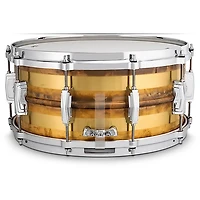Ludwig Raw Striped Bronze Phonic Snare Drum - 14 x 6.5 in.