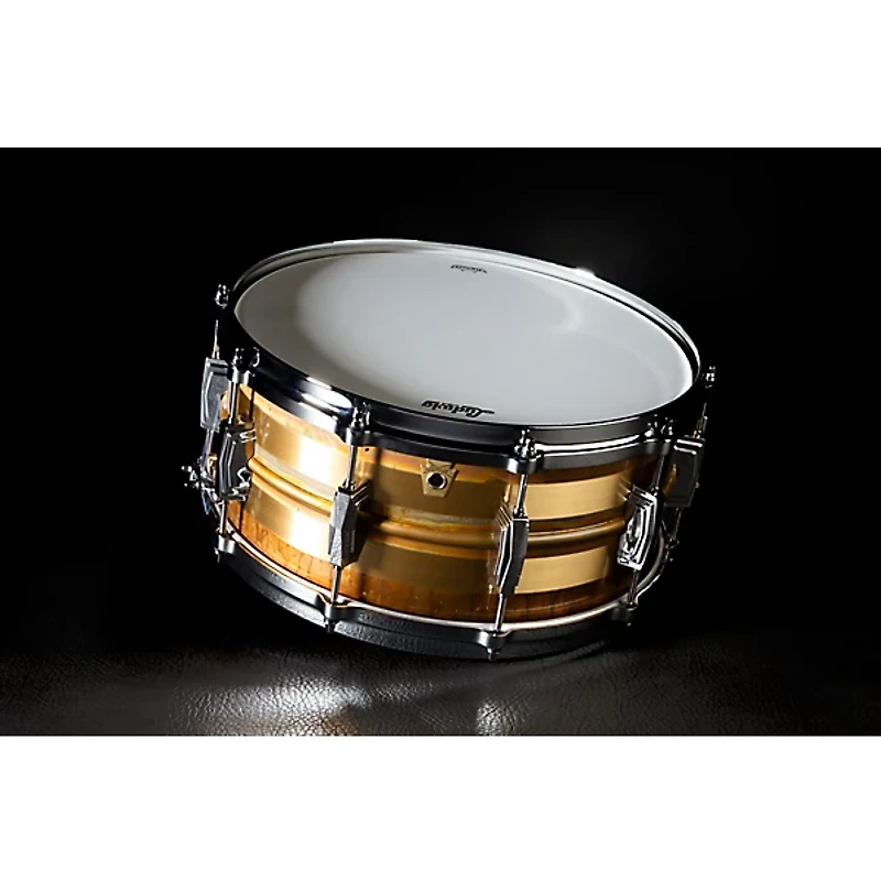 Ludwig Raw Striped Bronze Phonic Snare Drum - 14 x 6.5 in.
