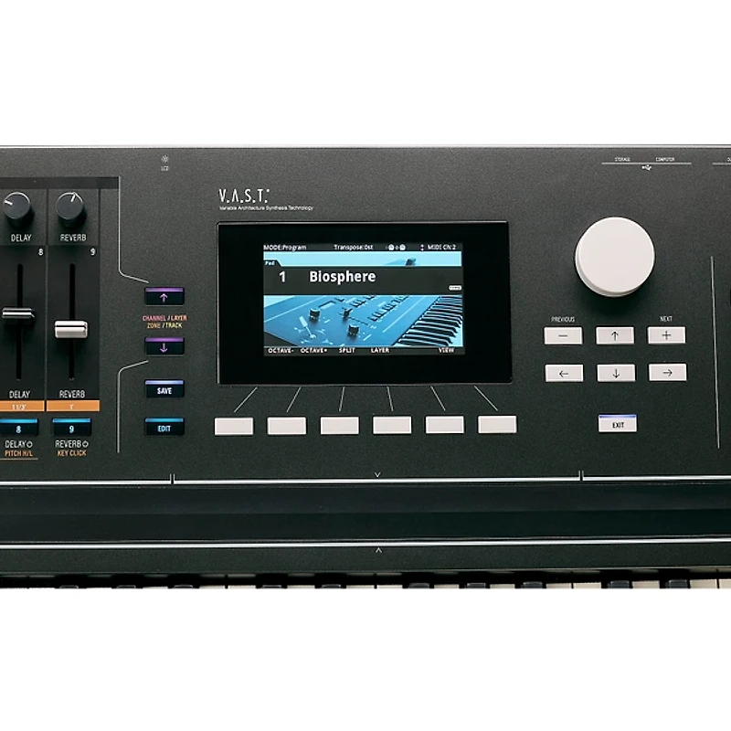 Kurzweil K2088 88-key V.A.S.T. Synthesizer Workstation Black