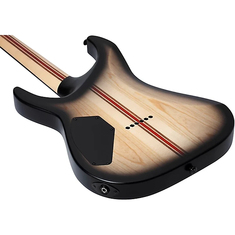 Schecter Guitar Research C-1 Pale Moon Electric Guitar - Natural Satin with Black Burst