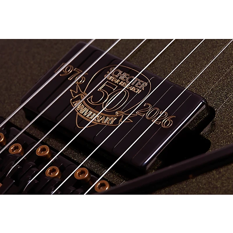 Schecter Guitar Research C-1 FR-S 50th Anniversary Electric Guitar - 50th Gold Burst