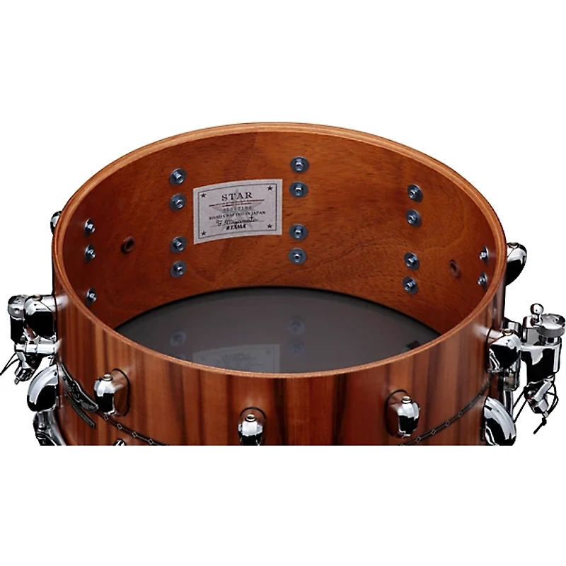 TAMA STAR Reserve G-Mahogany Snare Drum - 14 x 6.5 in. Satin Natural Tineo