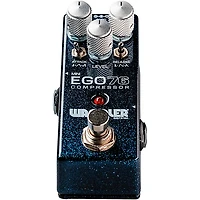 Wampler Mini Ego 76 Compressor Effects Pedal Blue Sparkle