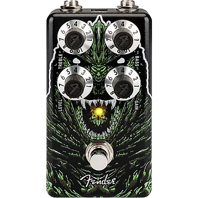 Fender Godzilla Distortion Pedal - Black and Green