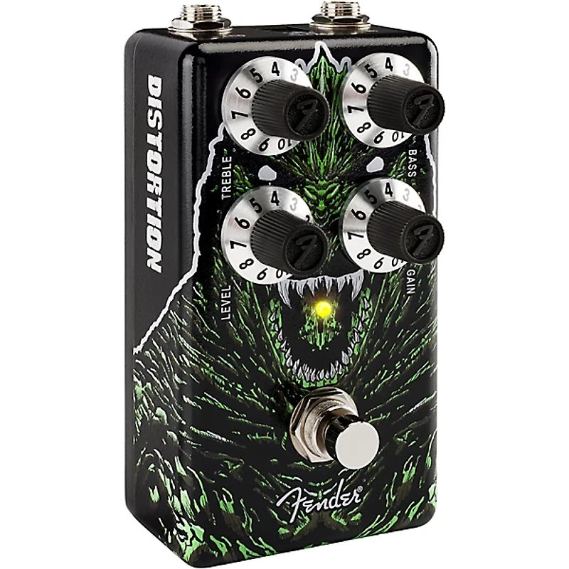 Fender Godzilla Distortion Pedal - Black and Green