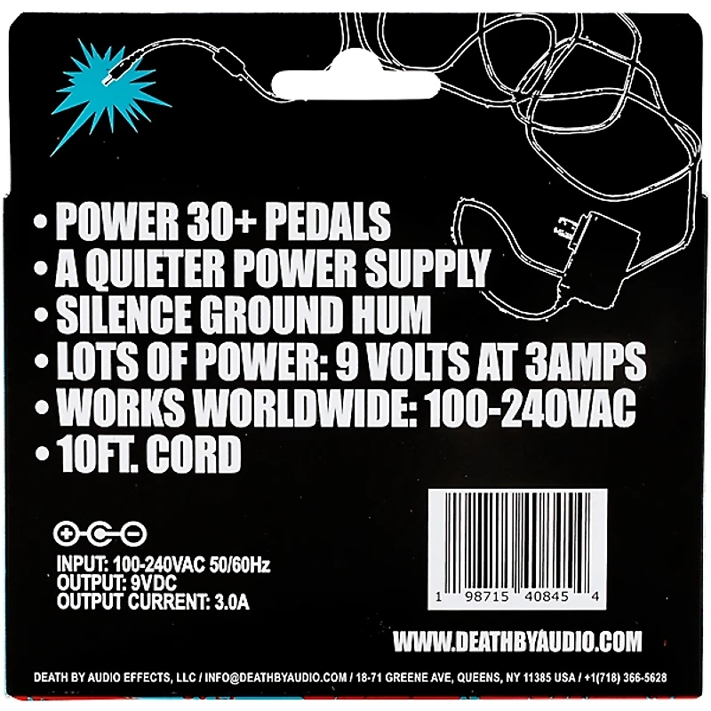 Death By Audio Raw Power Pedal Power Supply