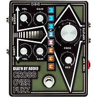 Death By Audio Crossover Fuzz Pedal - Black and Green