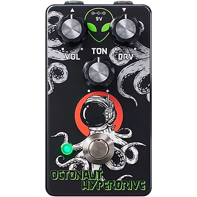 Interstellar Audio Machines Octonaut Hyperdrive Transparent Overdrive Pedal - Black and White