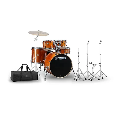 Yamaha Stage Custom Birch 5-Piece Shell Pack With HW-3 Lightweight Hardware Pack Honey Amber