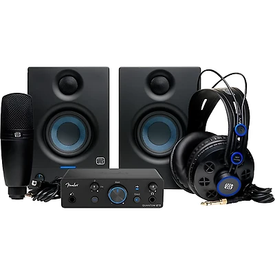 Fender Studio Complete Recording Bundle With Quantum LT 2 Interface