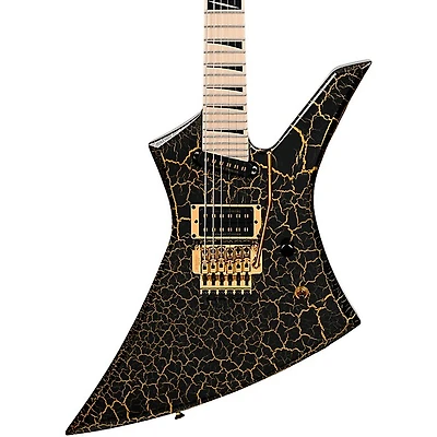 Jackson Pro Plus Series Signature Brandon Ellis Kelly KE27 Electric Guitar - Gold Crackle