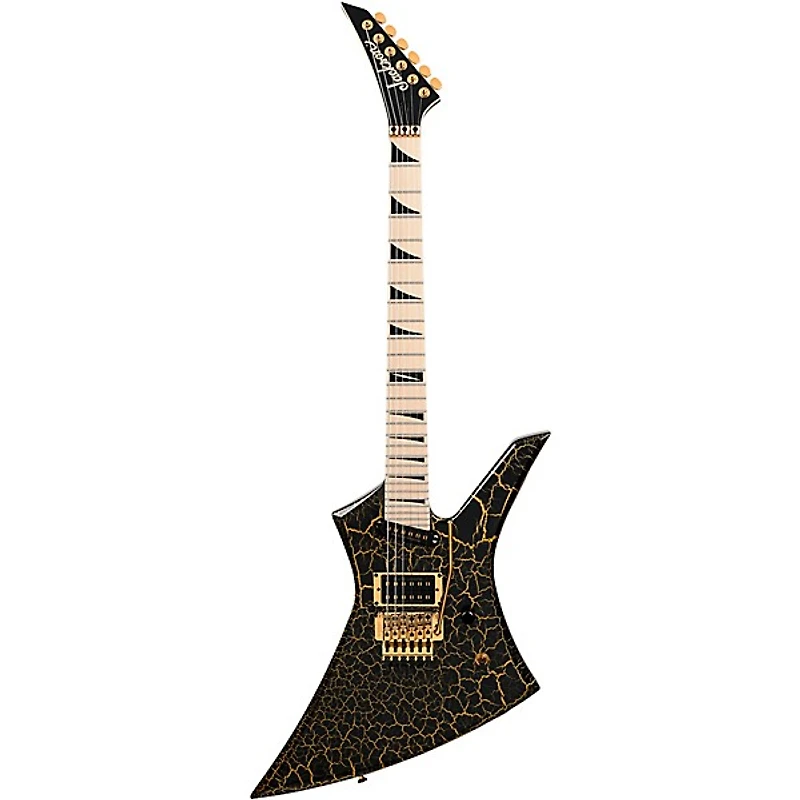 Jackson Pro Plus Series Signature Brandon Ellis Kelly KE27 Electric Guitar - Gold Crackle