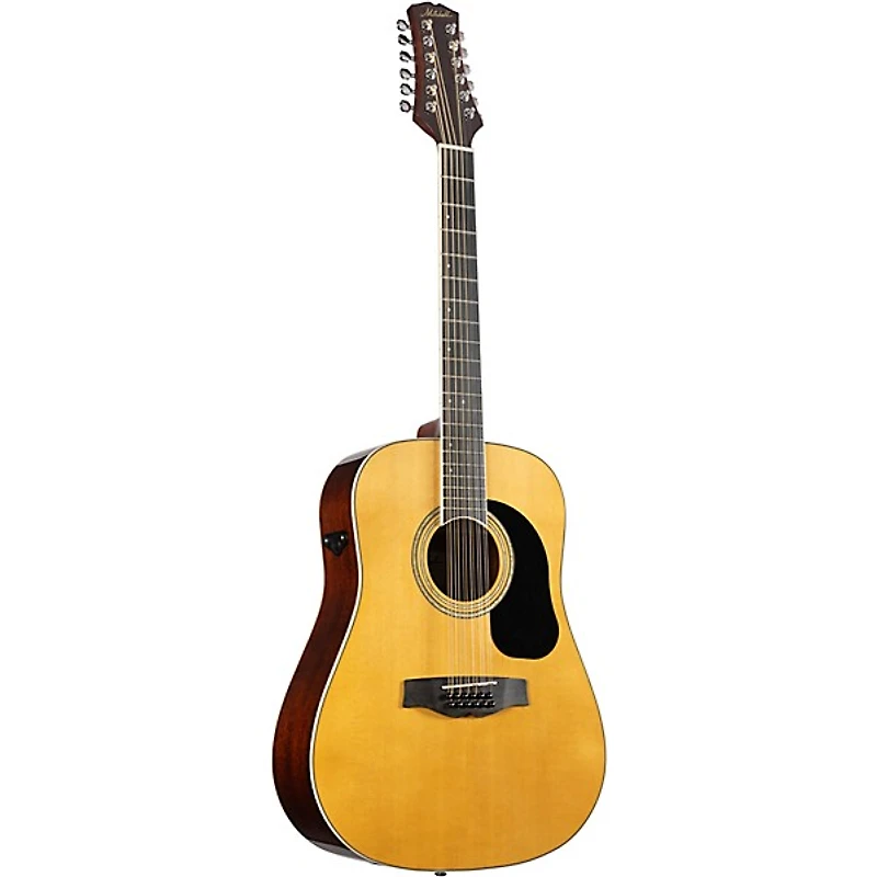 Mitchell D20012E Dreadnought 12-String Acoustic-Electric Guitar - Natural