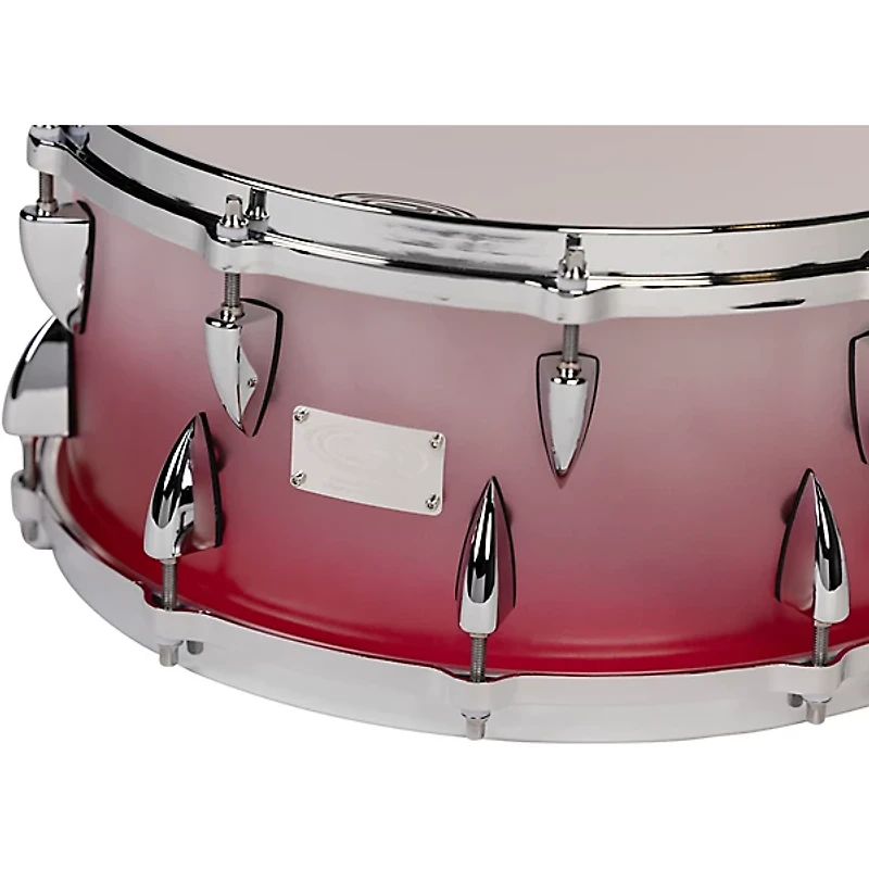 Orange County Drum & Percussion Frosted Acrylic Snare Drum - 14 x 6.5 in. Bubblegum