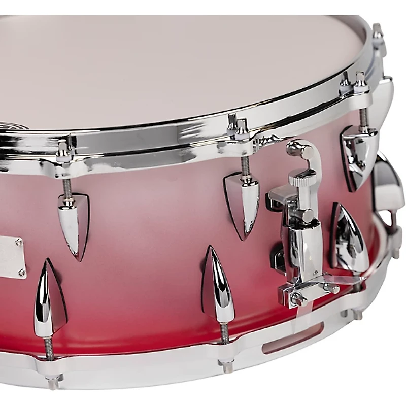 Orange County Drum & Percussion Frosted Acrylic Snare Drum - 14 x 6.5 in. Bubblegum