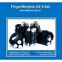FingerWeights G2 Hand Exerciser (5-Piece Set)