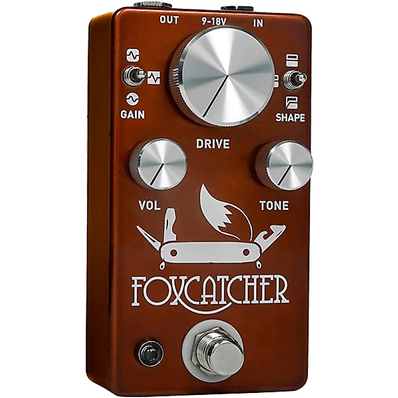 CopperSound Pedals Foxcatcher V2 Multi-Mode Overdrive Effects Pedal Copper