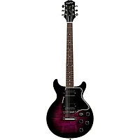Epiphone Les Paul Special Double Cut Figured Electric Guitar - Dark Purple Burst