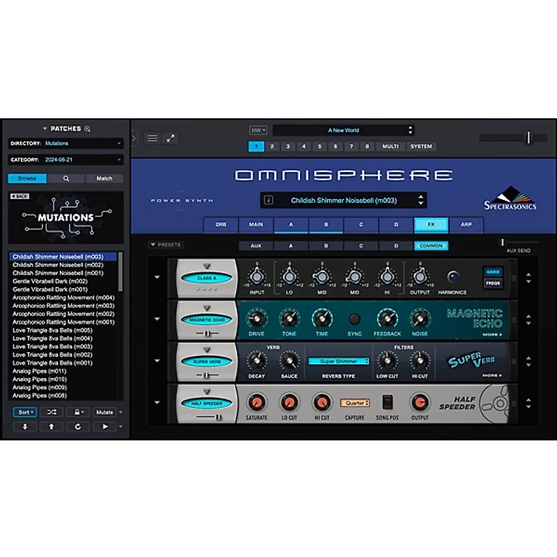 Spectrasonics Omnisphere 3 Synthesizer Software - Upgrade for Registered Users of Omnisphere 1-2 (Boxed)