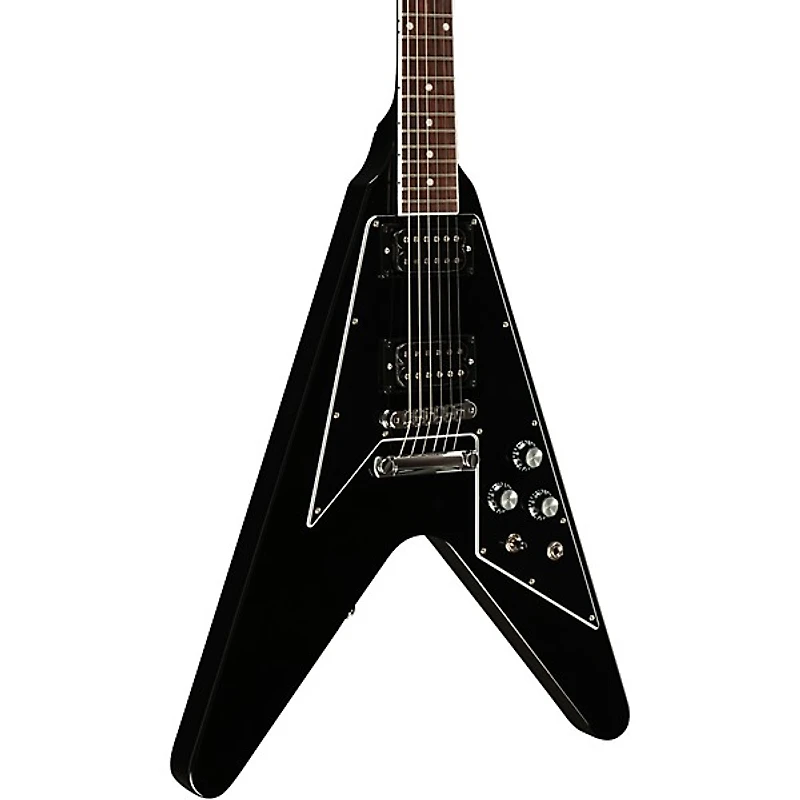 Gibson 70s Flying V Electric Guitar - Ebony