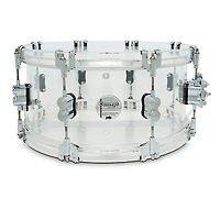 PDP by DW Concept Acrylic Snare Drum - 14 x 6.5 in. Clear Acrylic