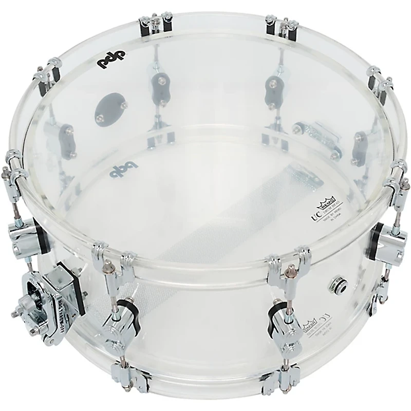 PDP by DW Concept Acrylic Snare Drum - 14 x 6.5 in. Clear Acrylic