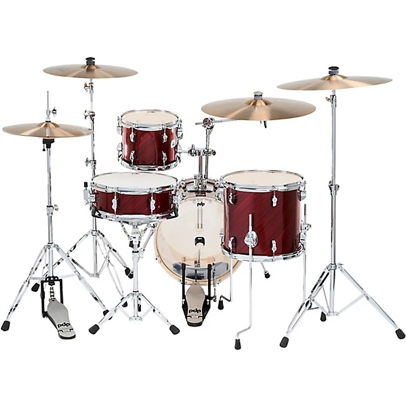 PDP by DW New Yorker 4-Piece Drum Shell Pack - Twisted Cherry