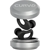 Decibullz CURVD Everyday Earplugs and Case Clip