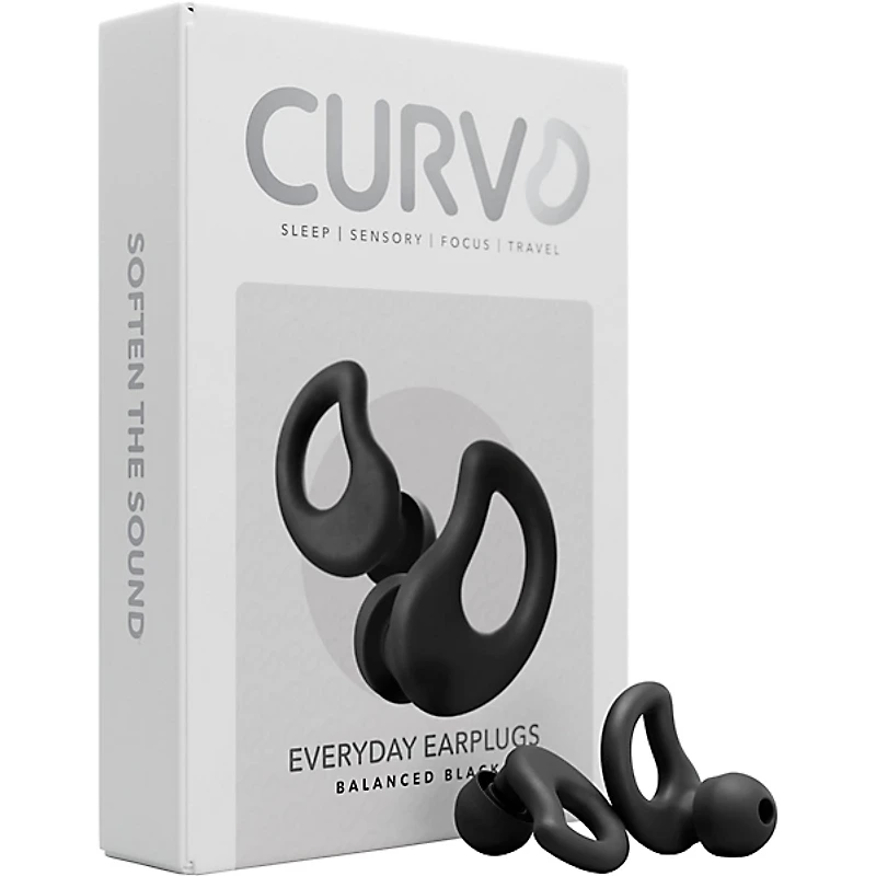 Decibullz CURVD Everyday Earplugs and Case Clip