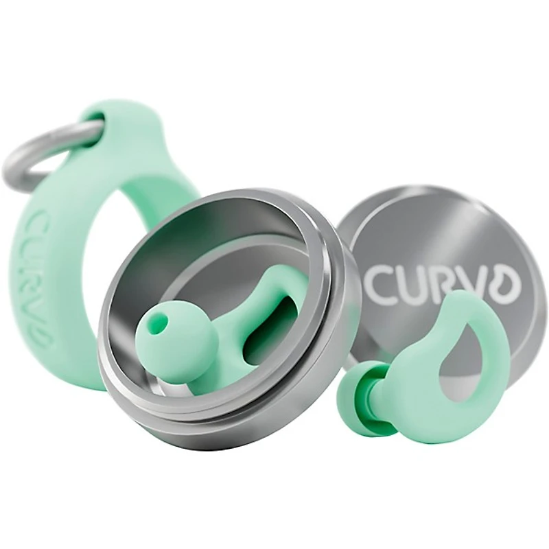 Decibullz CURVD Everyday Earplugs and Case Clip