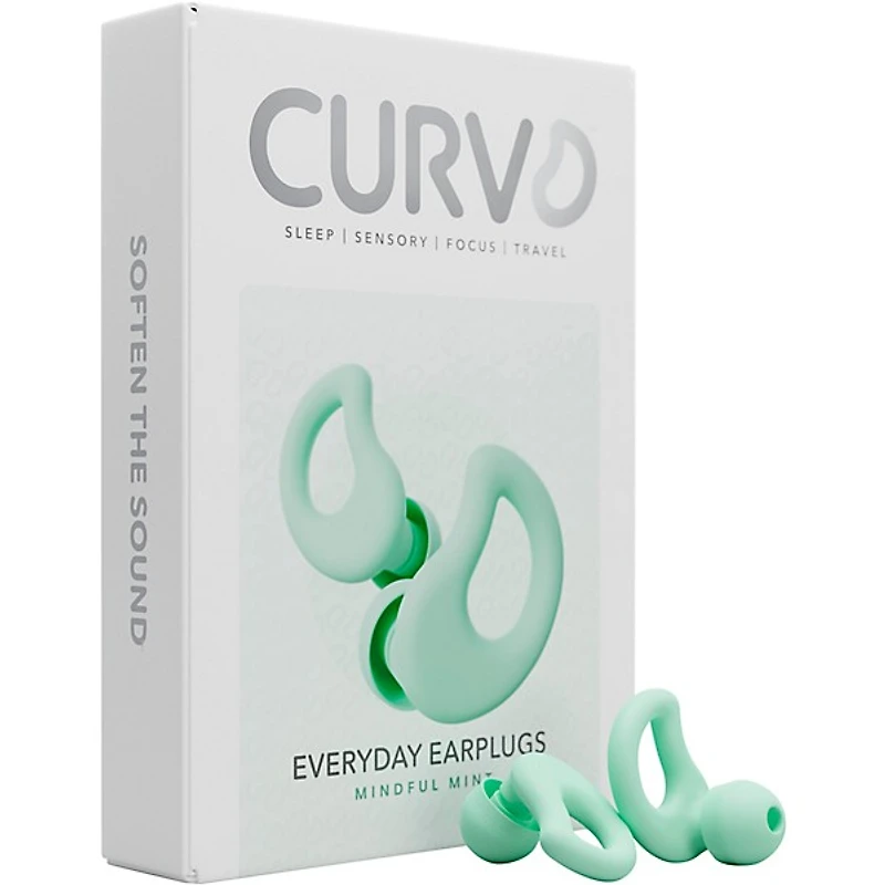 Decibullz CURVD Everyday Earplugs and Case Clip