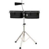 LP City Series Steel Timbales - 13 and 14 in. Black Sand