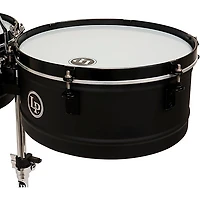 LP City Series Steel Timbales - 13 and 14 in. Black Sand