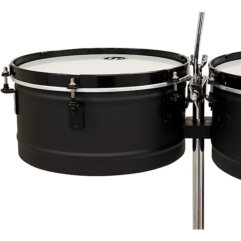 LP City Series Steel Timbales - 13 and 14 in. Black Sand