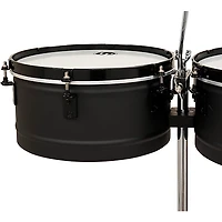 LP City Series Steel Timbales - 13 and 14 in. Black Sand