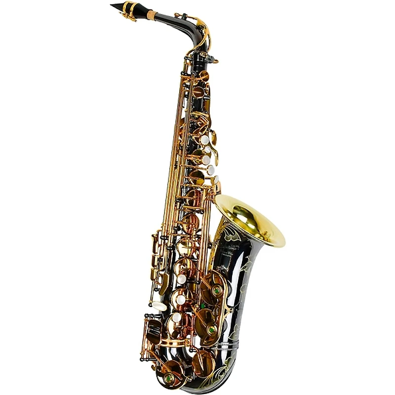 P. Mauriat P. Mauriat Professional Alto Saxophone Black Nickel Gold Lacquer Keys