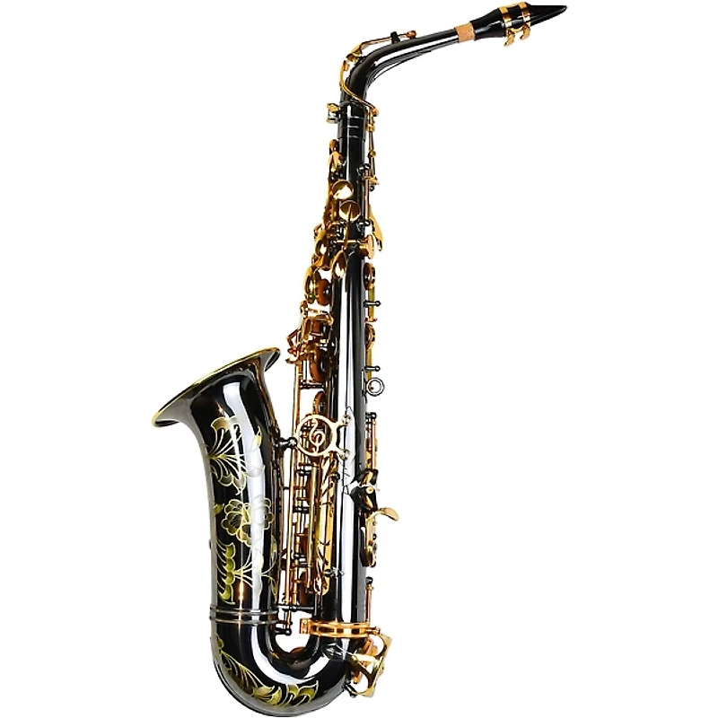 P. Mauriat P. Mauriat Professional Alto Saxophone Black Nickel Gold Lacquer Keys