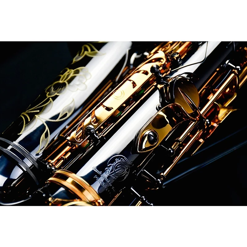 P. Mauriat P. Mauriat Professional Alto Saxophone Black Nickel Gold Lacquer Keys
